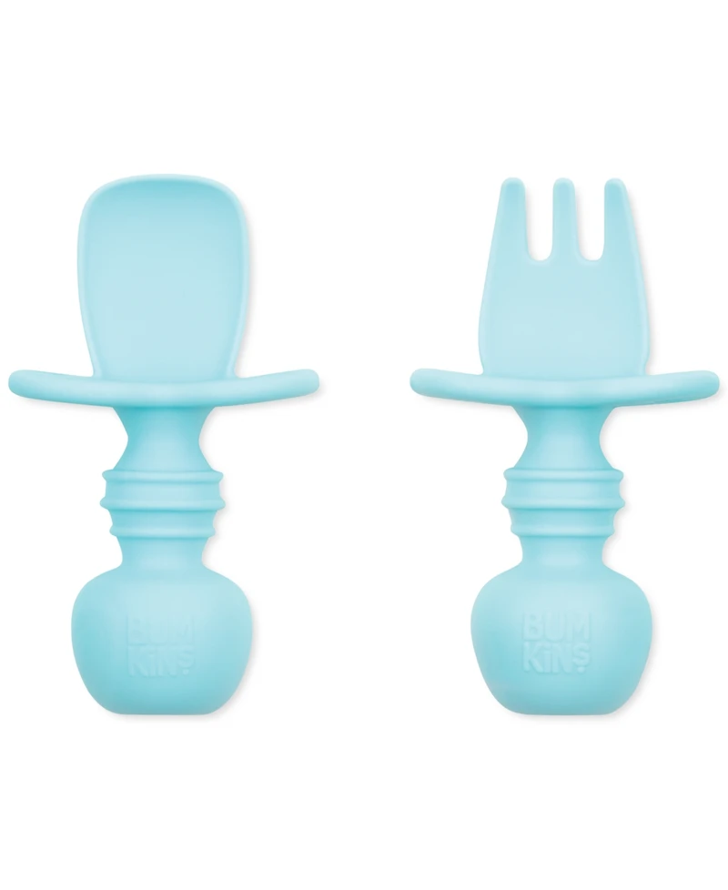 Bumkins Baby Boys or Girls Silicone Chewtensils