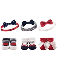 Hudson Baby Baby Girls Delightful Duo Gift Headband and Socks
