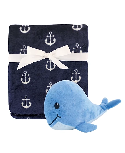 Hudson Baby Unisex Plush Comfort Set Unisex Blanket & Toy