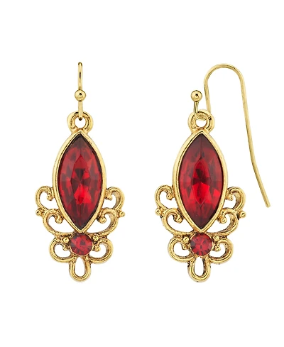 2028 Gold-Tone Drop Earring