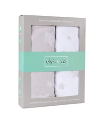 Ely's & Co. Baby Pack N Play Portable Crib Sheet ( Pack of 2 )