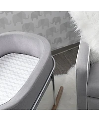 Ely's & Co. Baby Fitted Waterproof Bassinet Sheet 100% Combed Jersey Cotton