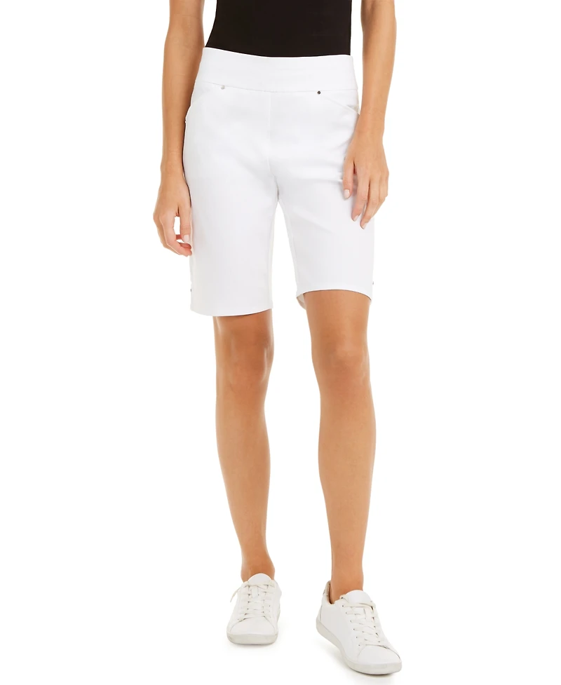 I.n.c. International Concepts Women's Mid Rise Pull-On Bermuda Shorts, Created for Macy's