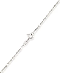 Marcasite and Abalone Doublet Teardrop Pendant+18" Chain in Sterling Silver