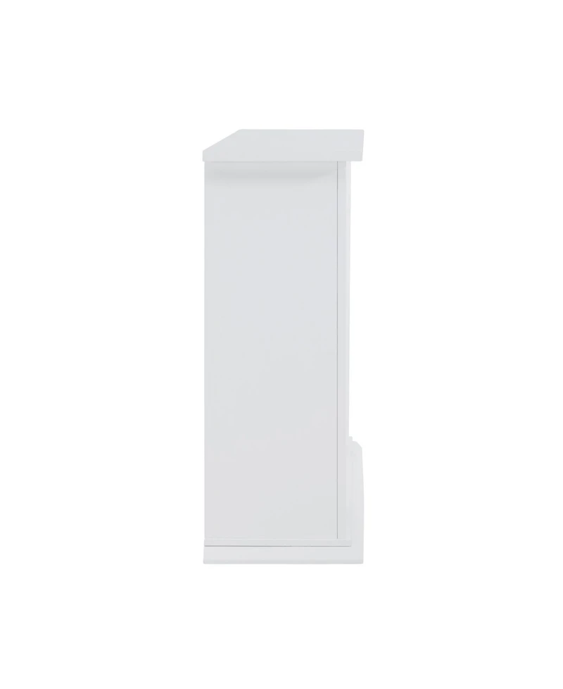 Southern Enterprises Elior Marble Tiled Electric Fireplace