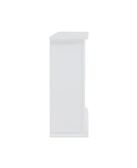 Southern Enterprises Elior Marble Tiled Electric Fireplace
