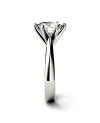 Moissanite Solitaire Engagement Ring 3-1/10 ct. t.w. Diamond Equivalent 14k White or Yellow Gold