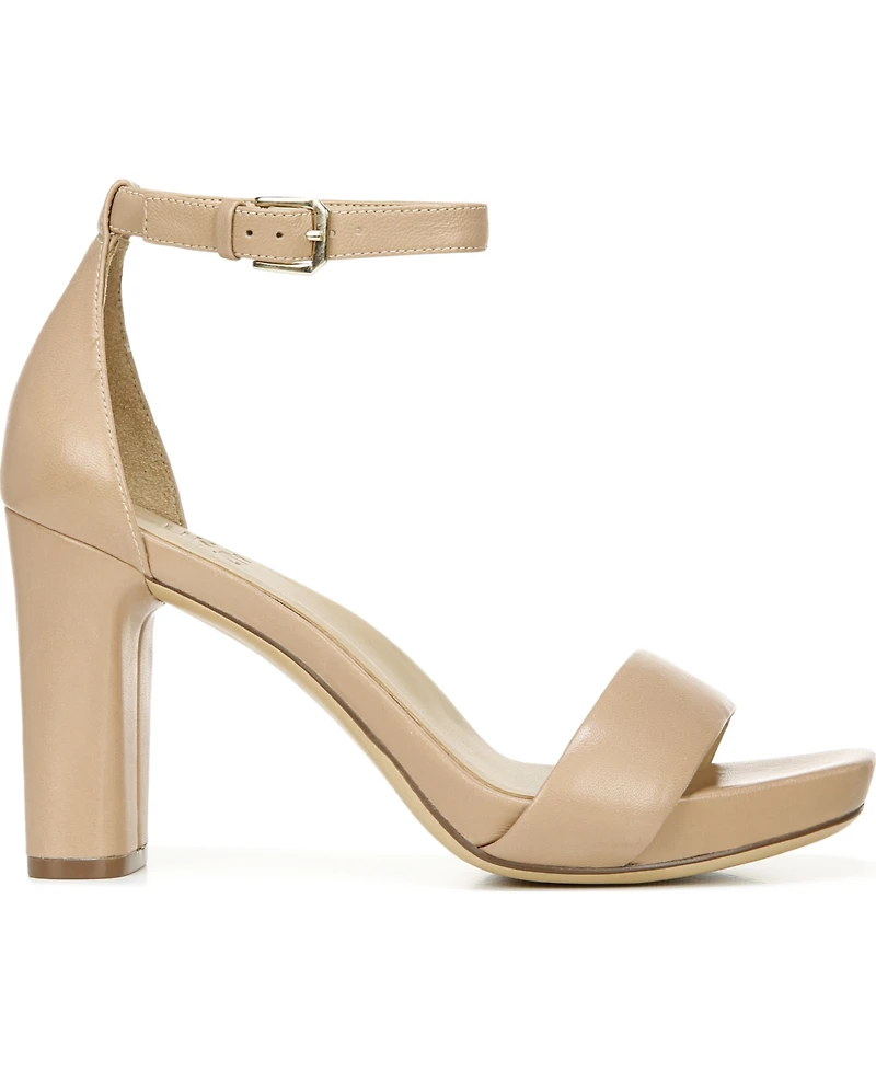 Naturalizer Joy Square Toe Ankle Strap Dress Sandals