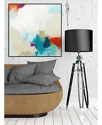 Giant Art 20" x 20" Atmospheric Iv Art Block Framed Canvas