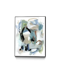 Giant Art 40" x 30" Fall Iii Art Block Framed Canvas