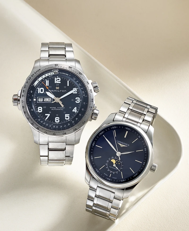 Longines Men's Swiss Automatic Master Stainless Steel Bracelet Watch 40mm