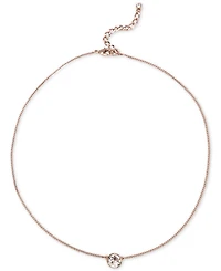 Givenchy, Crystal Pendant Necklace, 16" + 2" Extender