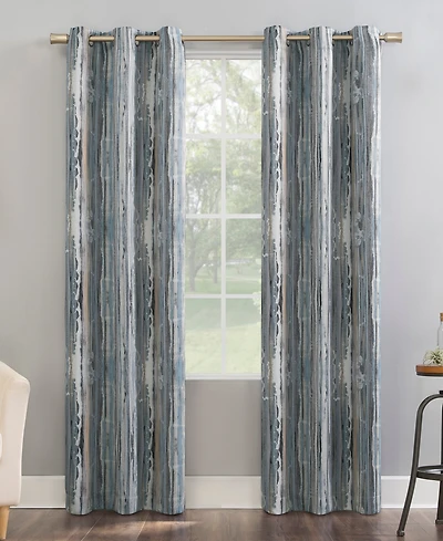 Allegory Abstract Painting Blackout Grommet Curtain Panel