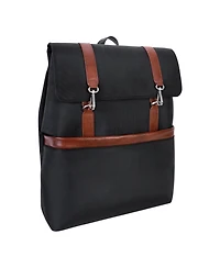Mcklein Element 17" Nylon Flap-Over Laptop Tablet Backpack