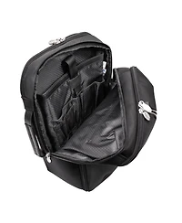 Mcklein Englewood 17" Nylon Triple Compartment Laptop Tablet Weekend Backpack