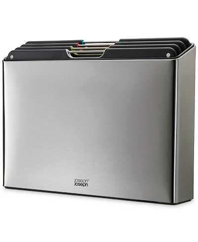 Joseph Joseph Folio Stainless Steel 4-Pc. Chopping Board Set in Case