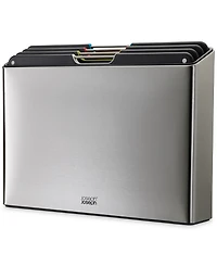 Joseph Joseph Folio Stainless Steel 4-Pc. Chopping Board Set in Case