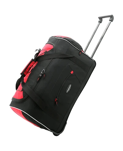 Travelers Club 22" Multi-Pocket Rolling Duffle