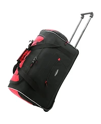 Travelers Club 22" Multi-Pocket Rolling Duffle