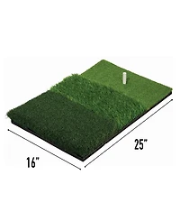Franklin Sports Golf Practice Mat - All Terrain Tri - Surface Golf Mat