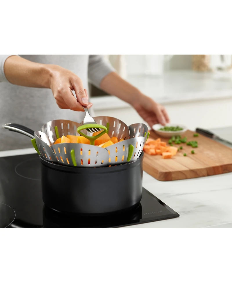 Joseph Joseph Bloom Stainless Steel Folding Steamer Basket