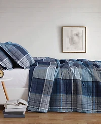 Truly Soft Trey Plaid 3-Pc. Quilt Set, Full/Queen