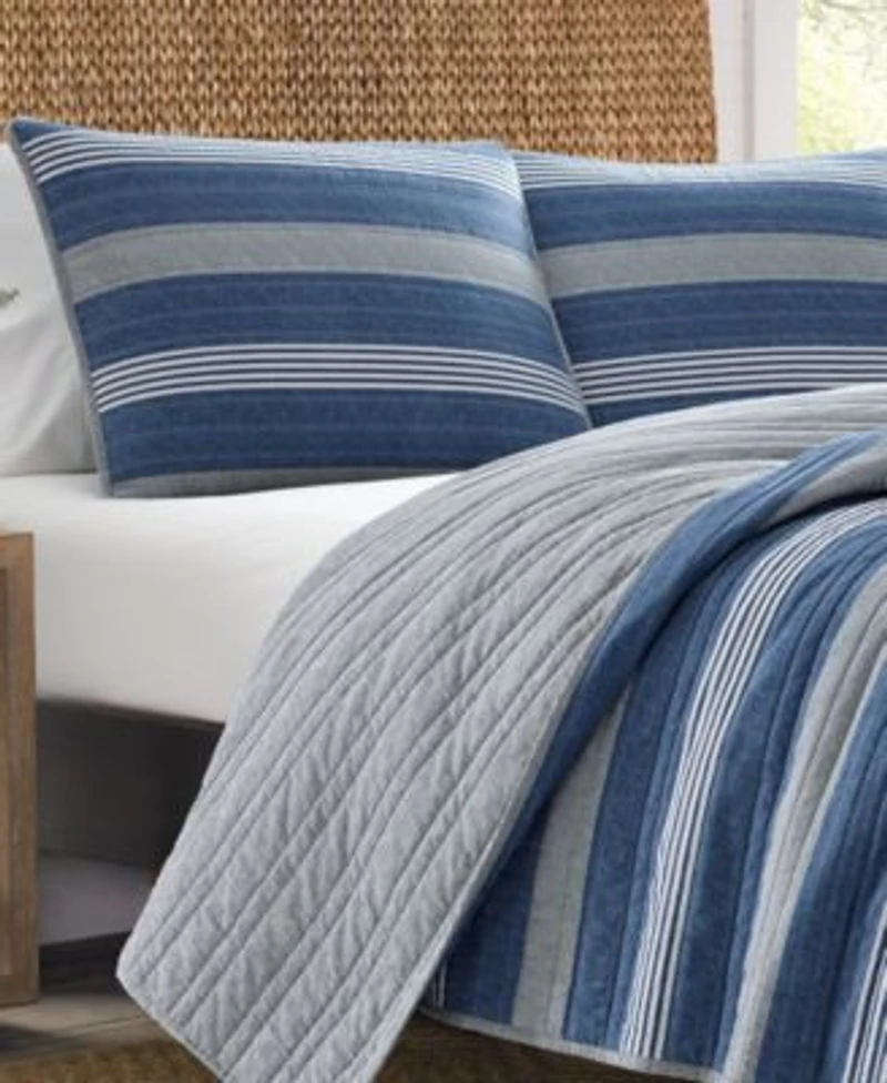 Nautica Saltmarsh Cotton Reversible Quilt