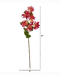 Nearly Natural 37in. Bougainvillea Artificial Flower Set of 4
