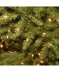 National Tree Company 9' Dunhill Fir Hinged Tree with Clear Lights