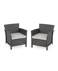 St. Lucia Outdoor Club Chair (Set of 2)