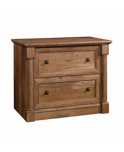 Sauder Palladia File Cabinet, Vintage Oak finish