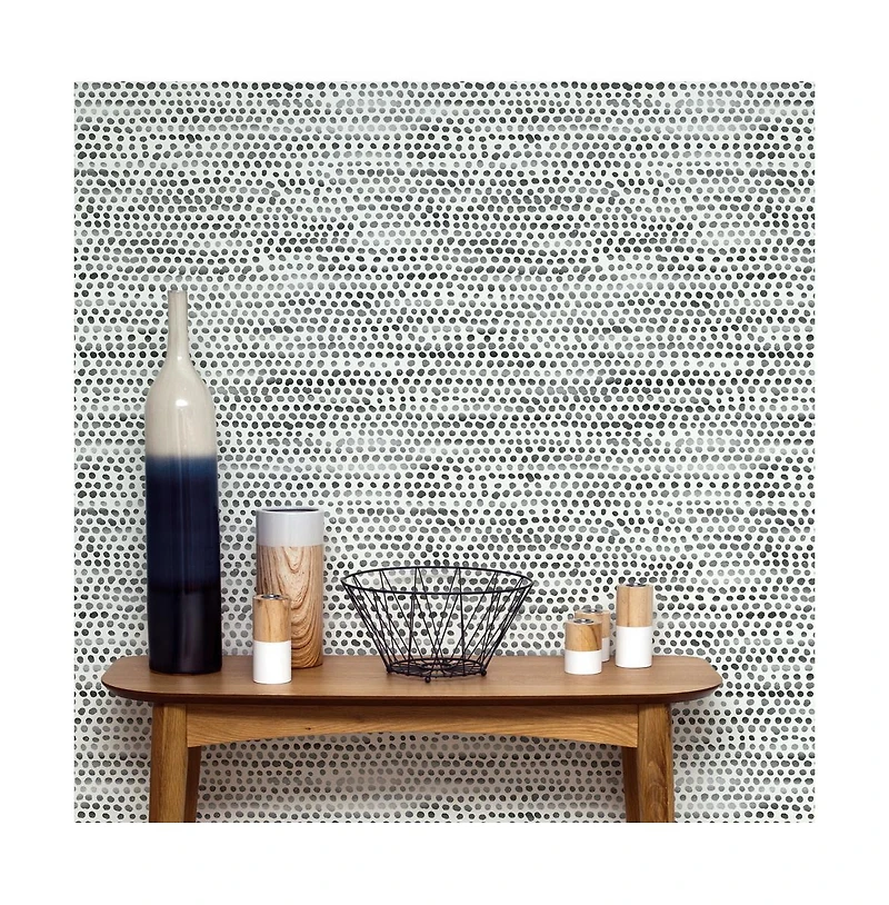 Tempaper Moire Dots Peel and Stick Wallpaper