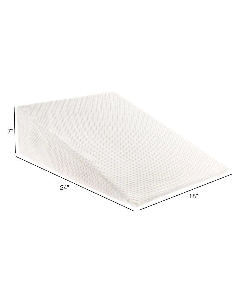 Baldwin Rayon from Bamboo Fiber Cover Memory Foam Bed Wedge Pillow