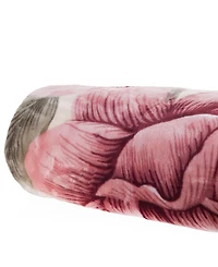 Baldwin Rose Heavy Thick Plush Mink Oversized Throw, 74" x 91"