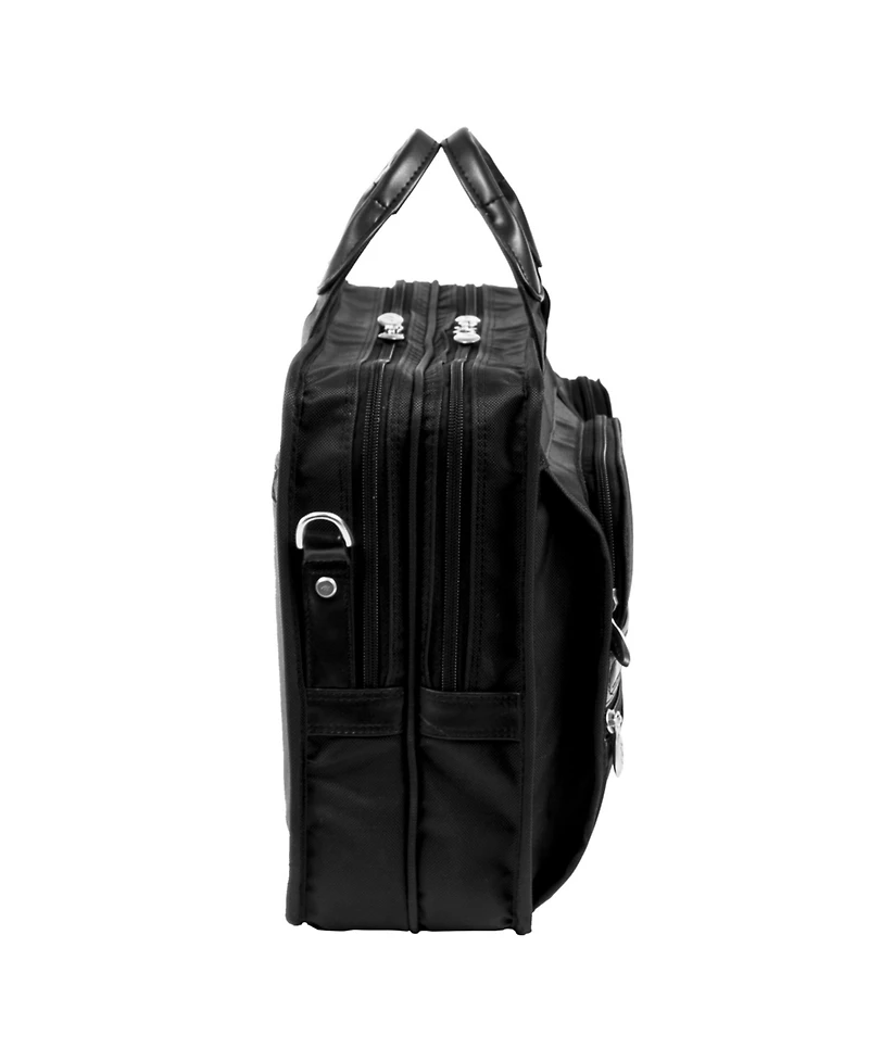 McKlein Hubbard, 15" Double Compartment Laptop Briefcase