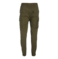 Galaxy by Harvic Men's Cotton Stretch Twill Cargo Joggers