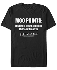 Fifth Sun Friends Men's Moo Points Quote Short Sleeve T-Shirt