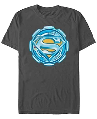 Fifth Sun Dc Men's Superman Technical Gear Logo Short Sleeve T-Shirt
