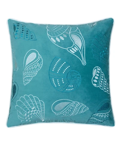 Homey Cozy Seashell Decorative Pillow, 20" x 20"