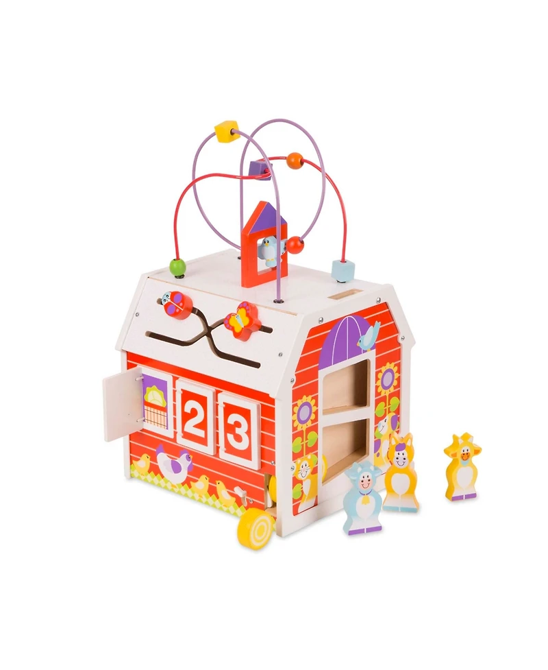 Melissa and Doug First Play Slide, Sort and Roll Activity Barn
