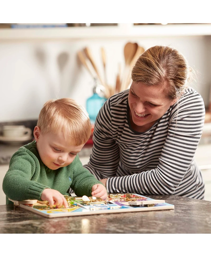 Melissa Doug Latches Wooden Activity Board