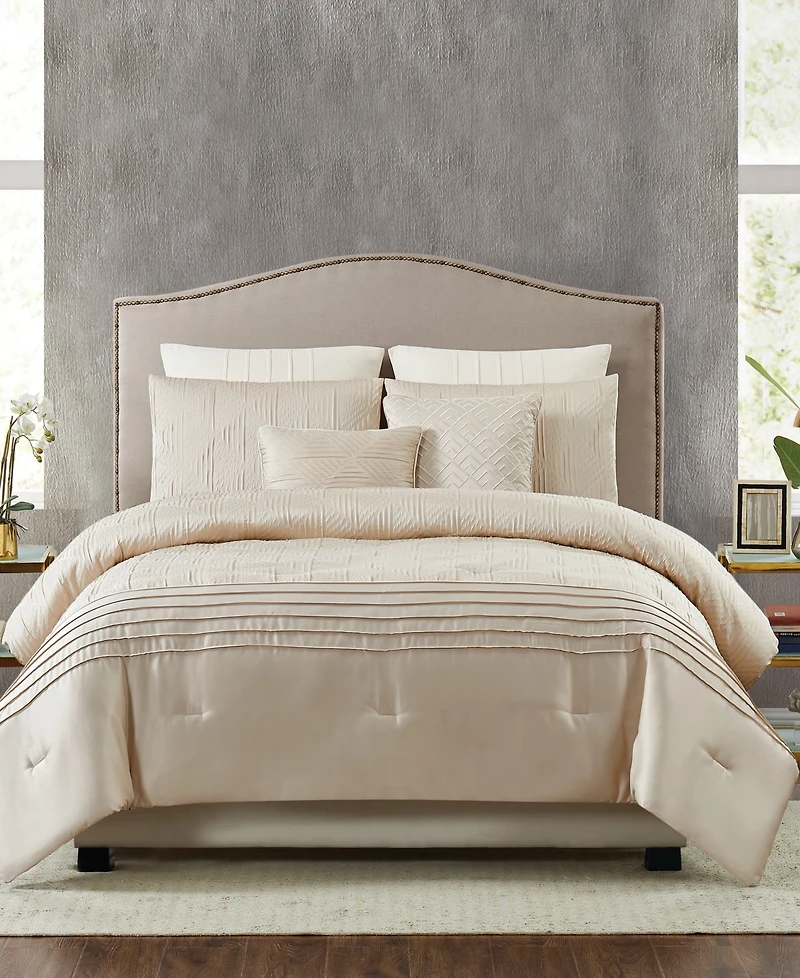 5th Avenue Lux Noelle 7-Piece Comforter Set, Queen