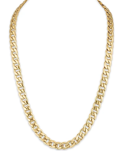 Cuban Link (11.75mm) 22" Chain in Yellow Ip plated Stainless Steel (Also in Black Ip and Stainless Steel)