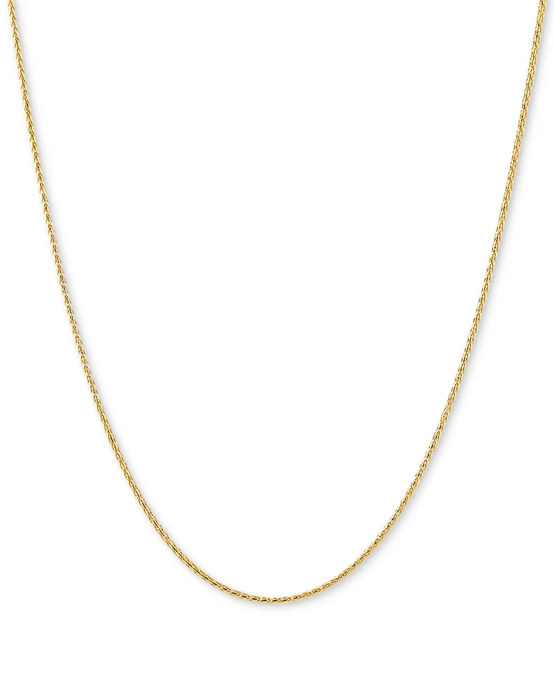 Italian Gold Wheat Link 20" Chain Necklace in 14k Gold
