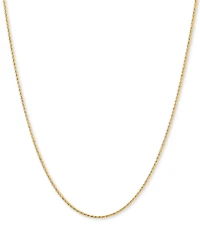 Italian Gold Wheat Link 20" Chain Necklace in 14k Gold