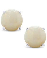 Opal (5/8 ct. t.w.) Stud Earrings 14K White or Yellow Gold
