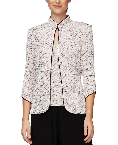 Alex Evenings Petite Jacket and Top Set