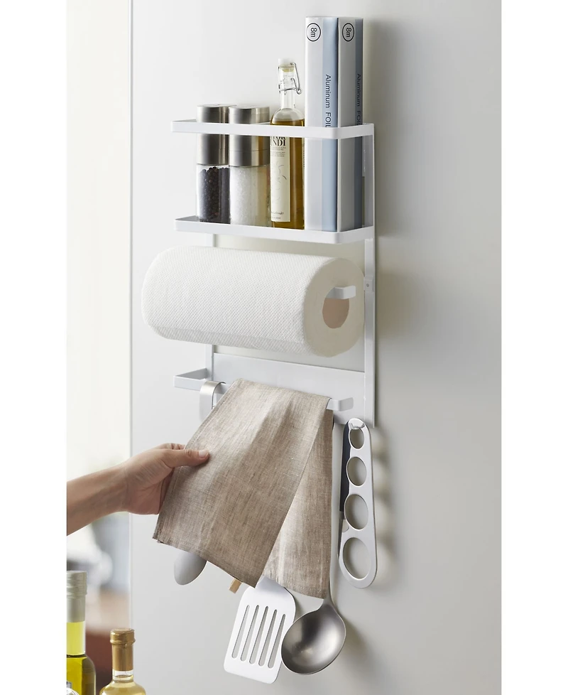 Yamazaki Home Plate Magnetic Kitchen Organization Rack