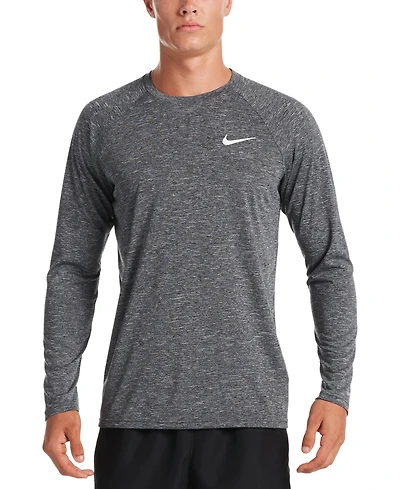 Nike Men's Heather Hydroguard Long Sleeve Swim T-Shirt