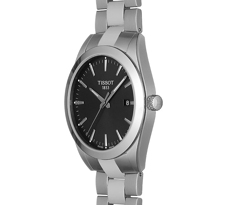Tissot Men's Swiss T-Classic Gentleman Stainless Steel Bracelet Watch 40mm